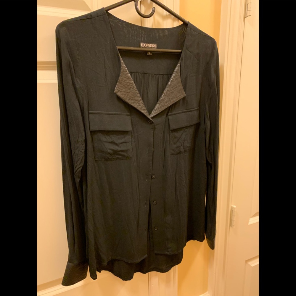 Express Button Down Top